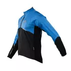 MikeSPORT DRAGON softshell kerékpáros kabát fekete-kék színben