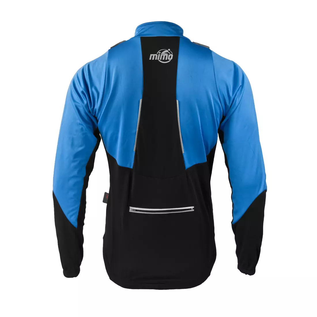 MikeSPORT DRAGON softshell kerékpáros kabát fekete-kék színben