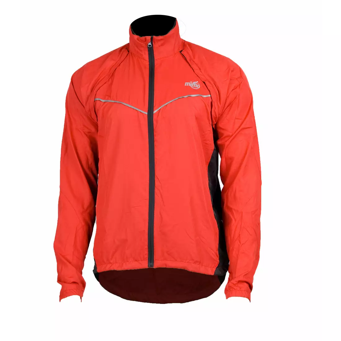 MikeSPORT SWORD - kerékpáros kabát, levehető ujjú, piros