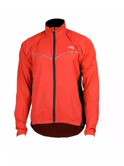 MikeSPORT SWORD - kerékpáros kabát, levehető ujjú, piros
