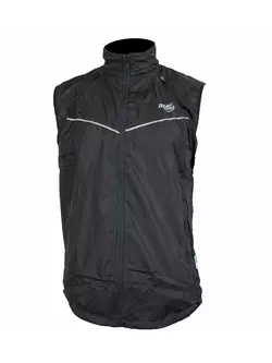 MikeSPORT SWORD - kerékpáros kabát, levehető ujjú, szín: fekete