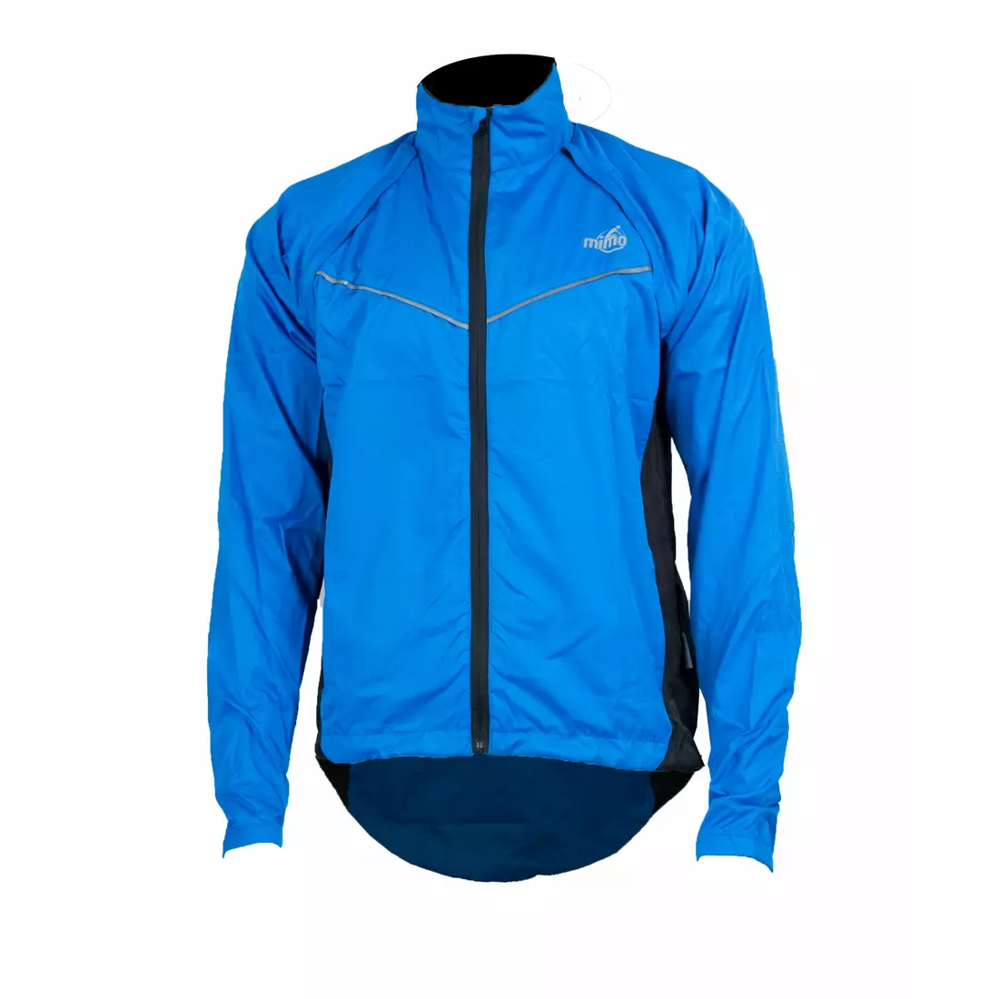 MikeSPORT SWORD - kerékpáros kabát, levehető ujjú, szín: fekete és kék