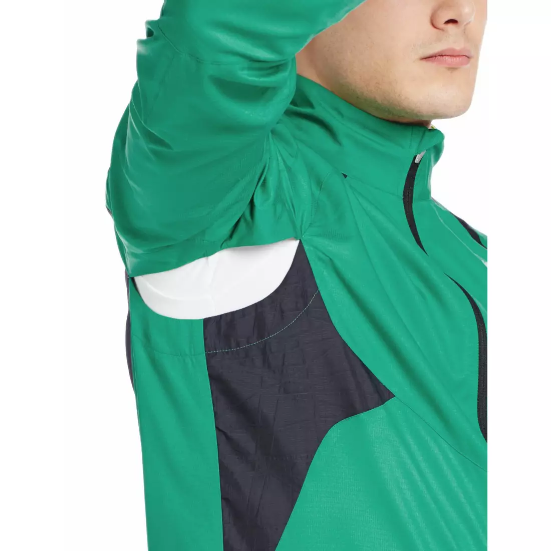 PEARL IZUMI FLY 12131402-4DF - férfi futókabát, szín: zöld