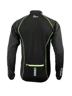 ROGELLI PESARO - férfi Softshell kerékpáros kabát, szín: Fekete-fluor