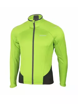 SHIMANO - ECWJSPWLC12 Performance Winter Jersey - férfi kerékpáros pulóver, szín: zöld