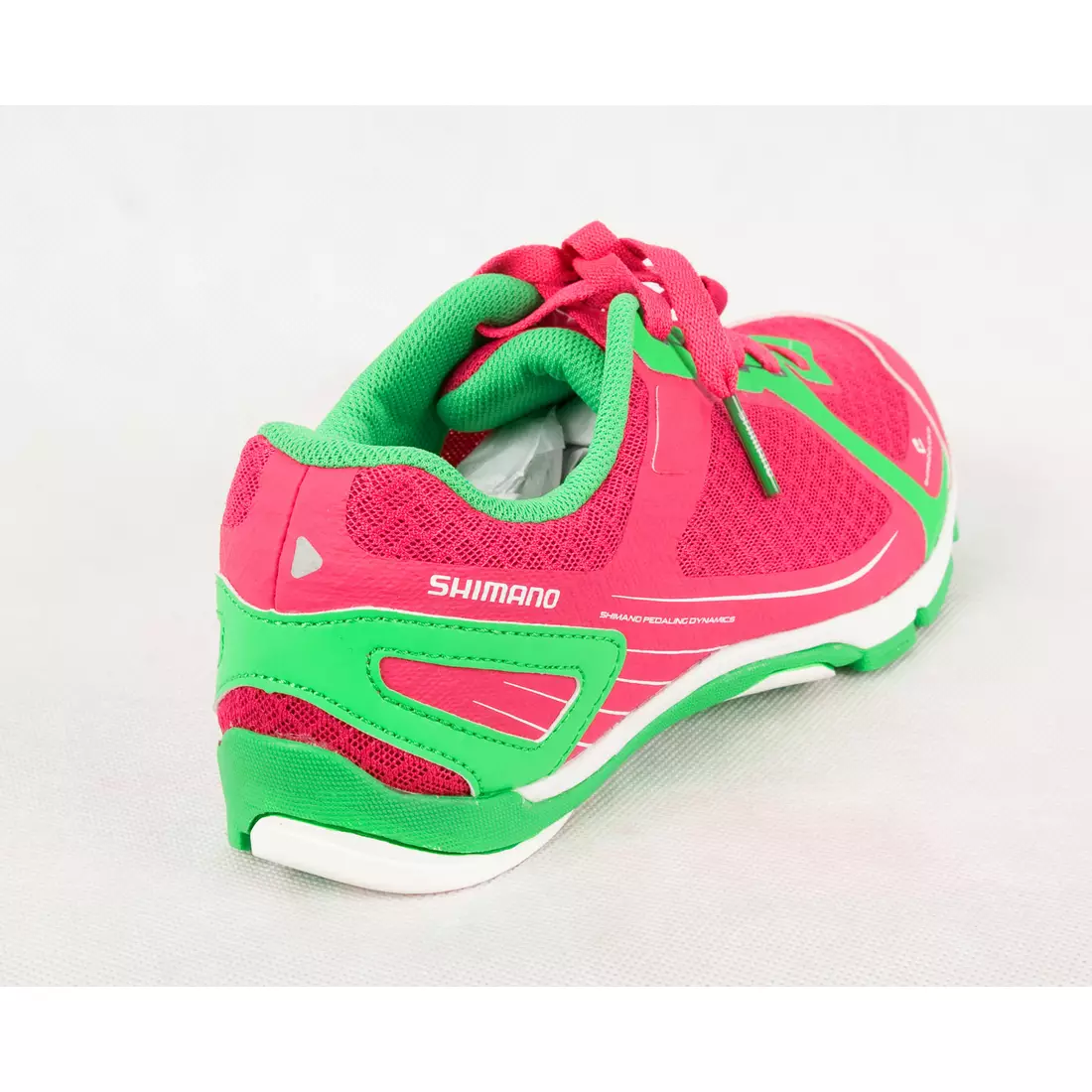 SHIMANO SH-CW41 - női kerékpáros cipő, TREKKING - rózsaszín