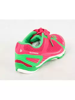 SHIMANO SH-CW41 - női kerékpáros cipő, TREKKING - rózsaszín