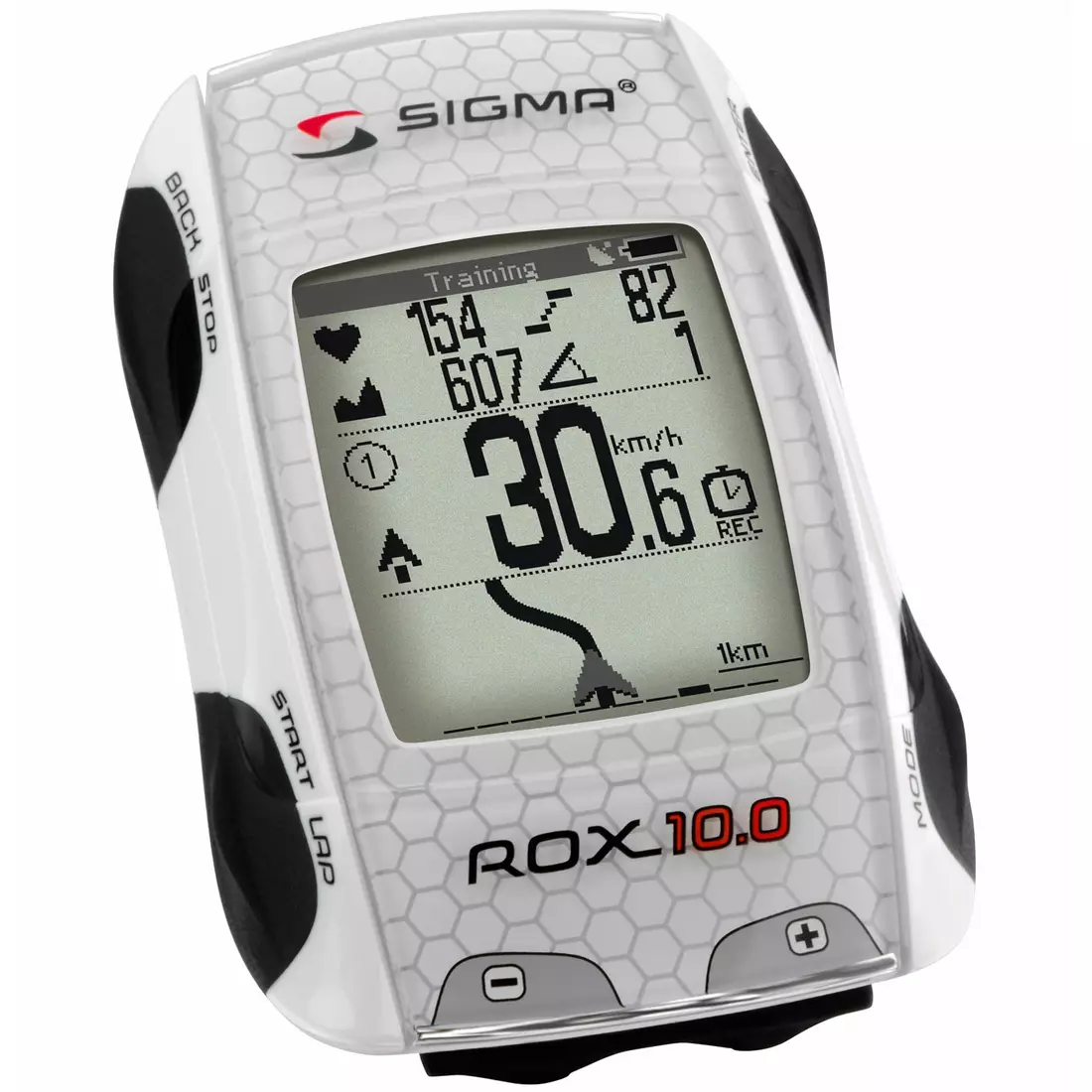 SIGMA SPORT ROX 10.0 GPS BASIC - kerékpáros komputer. fehér szín