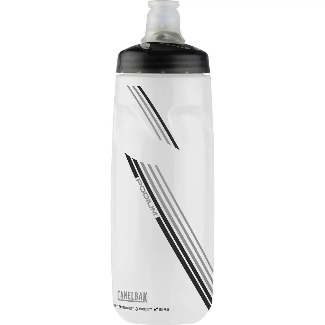 Camelbak SS17 Podium kerékpáros vizes palack 24oz/ 710 ml Clear Carbon