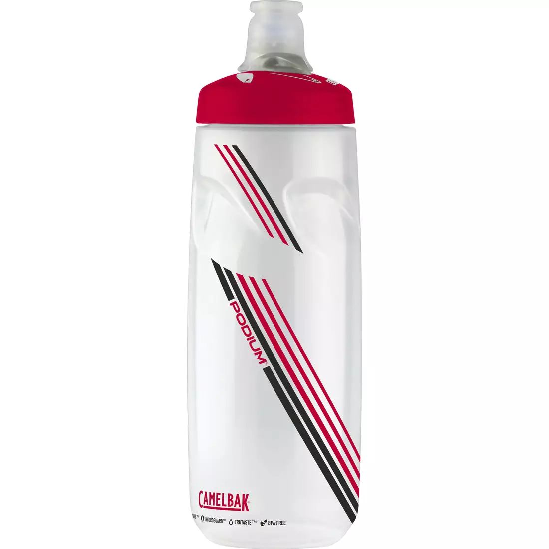 Camelbak SS18 Podium kerékpáros vizes palack 24oz/ 710 ml Clear Red
