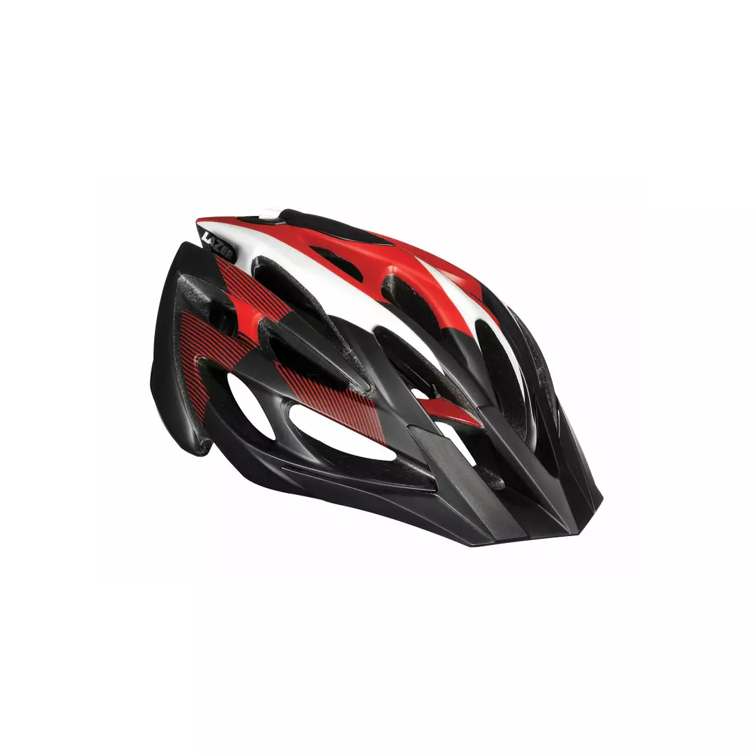 LAZER ROX kerékpáros sisak fekete és piros