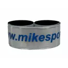 Mikesport - fényvisszaverő karszalag. logó - ezüst