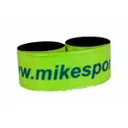 Mikesport - fényvisszaverő karszalag. logó - fluor