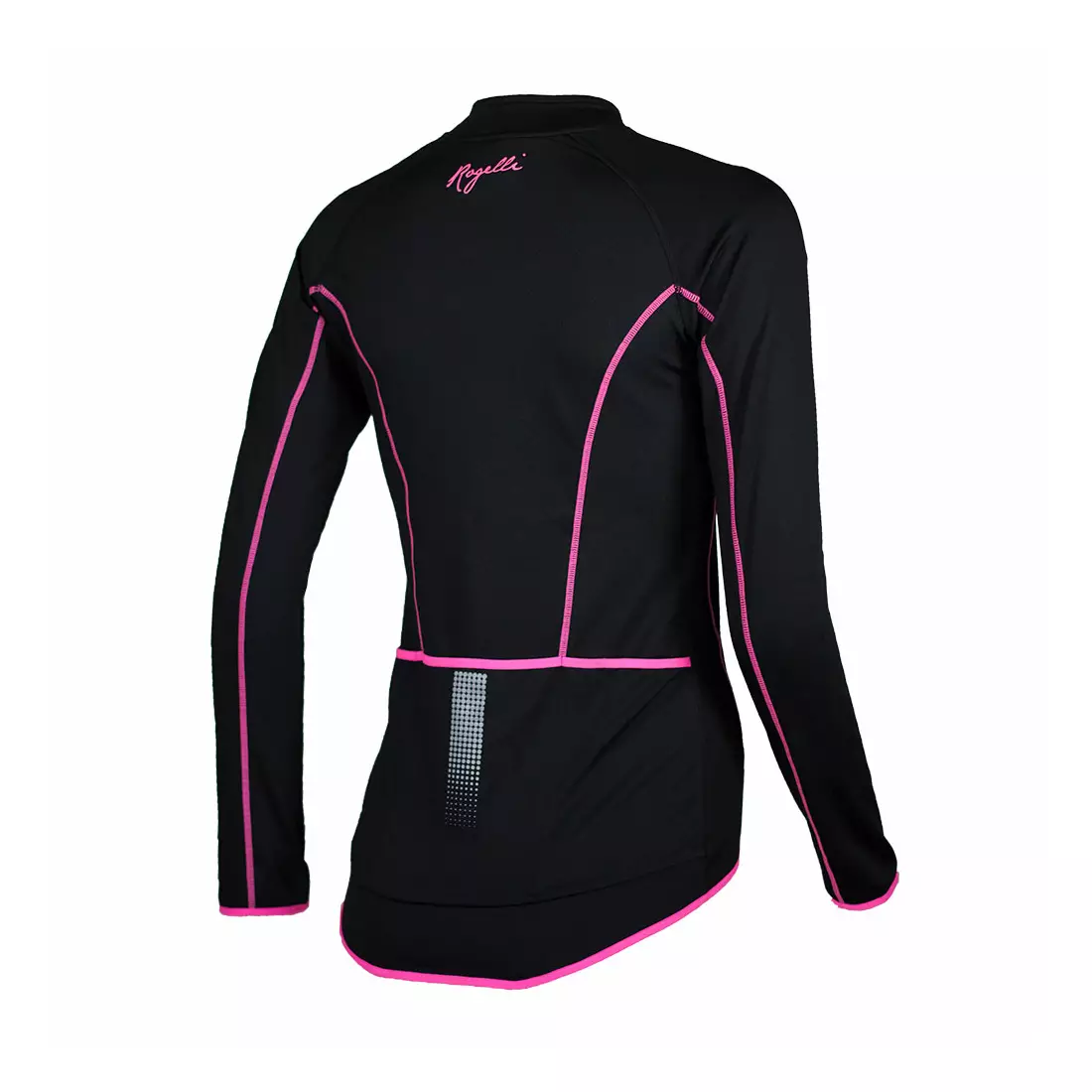 ROGELLI BENICE női kerékpáros pulóver 010.003 fekete-rózsaszín