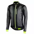 ROGELLI TRANI Softshell kerékpáros kabát 003.107 fekete-fluor