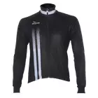 ROGELLI USCIO téli kerékpáros kabát WINDTEX fekete-szürke