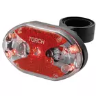 TORCH TAIL BRIGHT 5X hátsó lámpa fekete TOR-54014