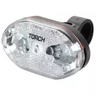 TORCH WHITE BRIGHT 5X első lámpa fekete TOR-54015