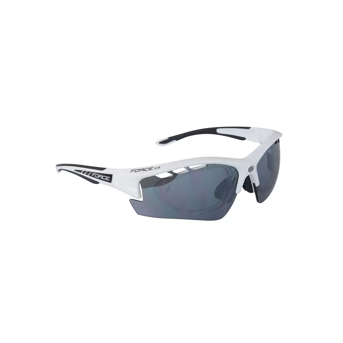 909222 FORCE RIDE PRO szemüveg cserélhető lencsékkel + korrekciós fehér és fekete