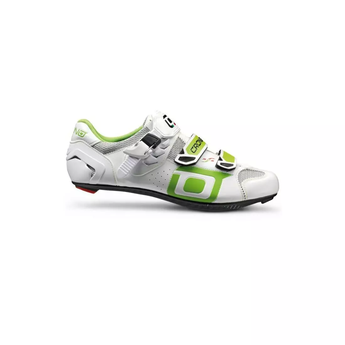 CRONO CLONE NYLON - országúti kerékpáros cipő - színe: fehér/zöld