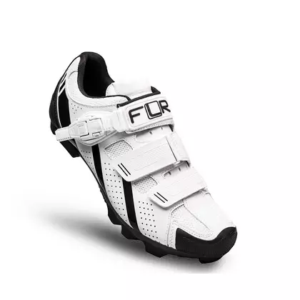 FLR F-65 MTB kerékpáros cipő, fehér