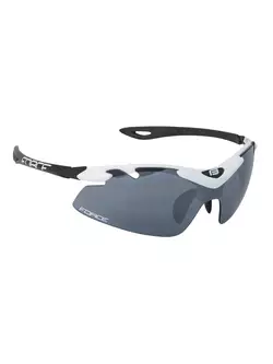 FORCE DUKE szemüveg cserélhető lencsékkel, fehér és fekete 91021