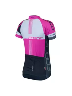 FORCE LUX női kerékpáros mez 900132, szín: rózsaszín