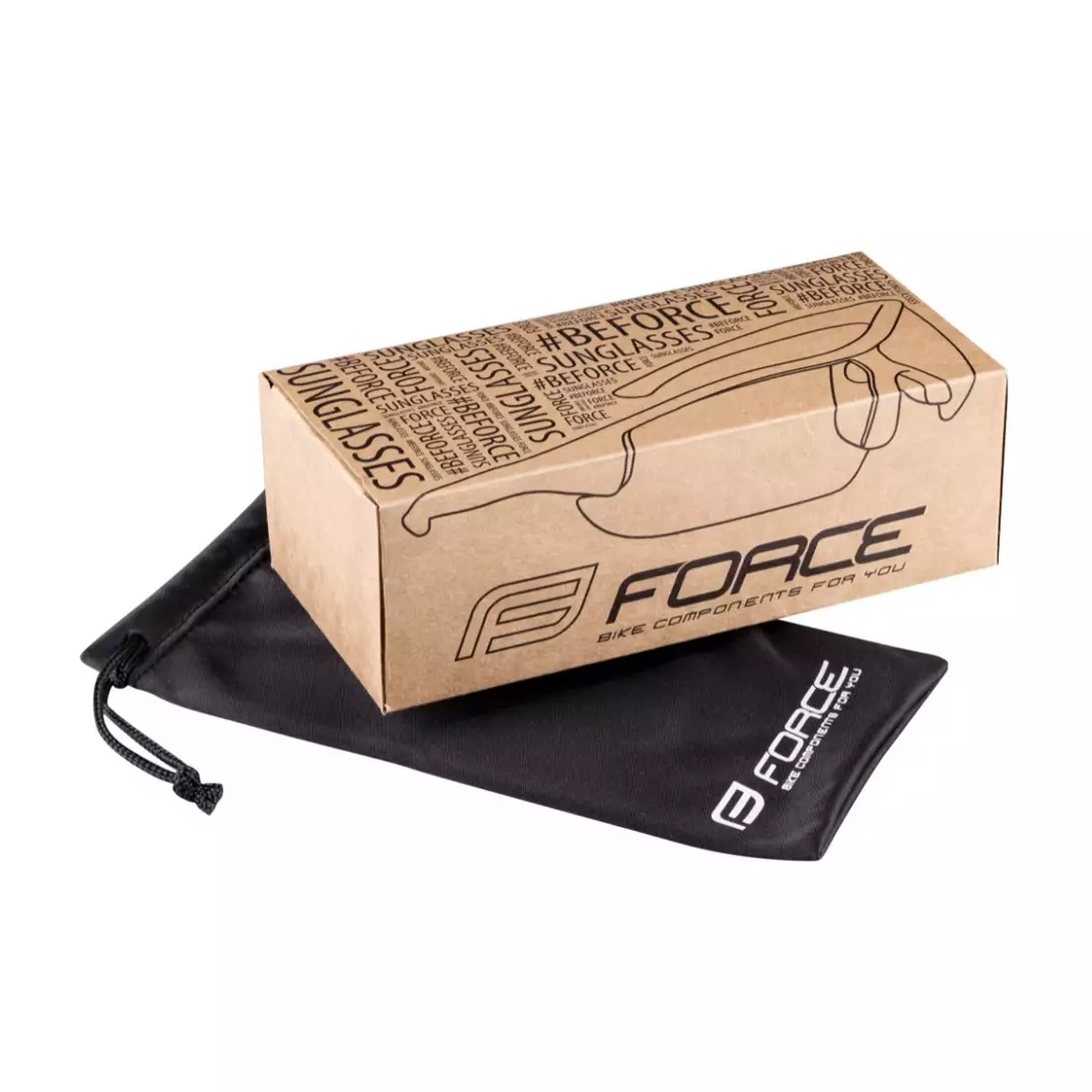 FORCE RACE PRO kerékpáros/sport szemüveg Piros