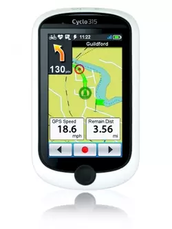 MIO CYCLO 315 GPS kerékpáros navigáció térképekkel