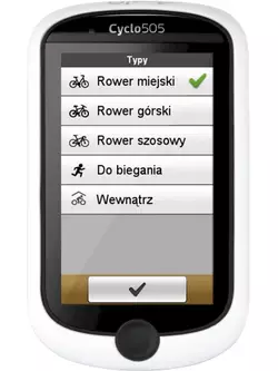 MIO CYCLO 505 GPS kerékpáros navigáció térképekkel