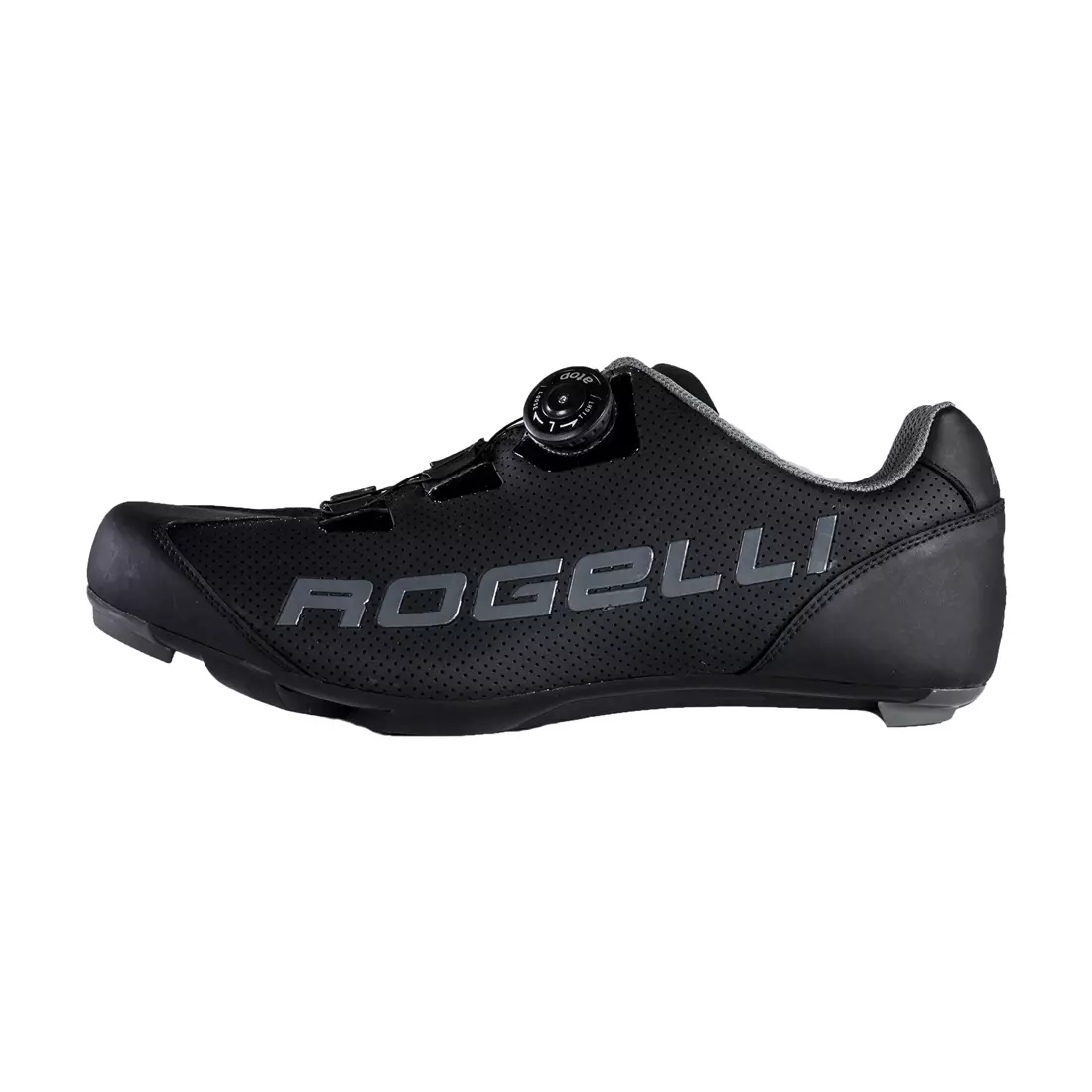ROGELLI AB-410 országúti kerékpáros cipő, fekete-fluoro
