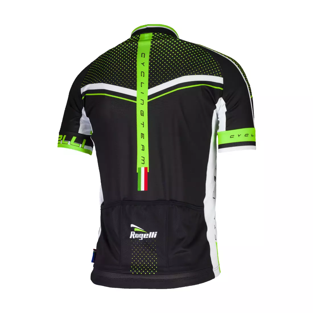 ROGELLI GARA MOSTRO - férfi kerékpáros mez 001.240, fekete-zöld