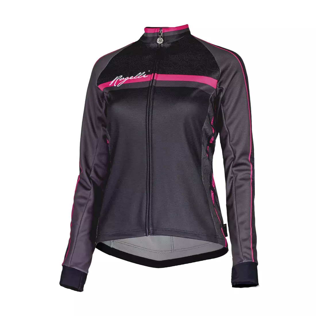 ROGELLI MANICA ROSA 010.137 női kerékpáros pulóver, fekete és rózsaszín