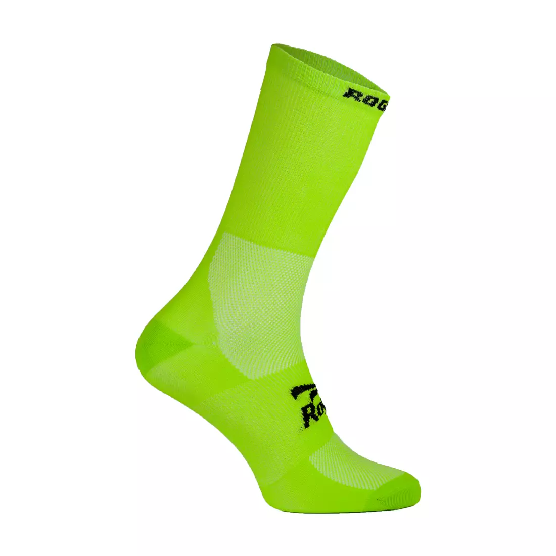 ROGELLI RCS-08 kerékpáros zokni 007.134 zöld fluor