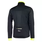 ROGELLI RENON téli Softshell kerékpáros kabát, 003.112. fekete-fluor