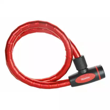 Zapięcie rowerowe MASTERLOCK QUANTUM 8228 18mm 100cm KLUCZYK czerwone MRL-8228EURDPRORED SS16