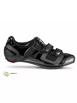CRONO CR3 nylon - országúti kerékpáros cipő, fekete