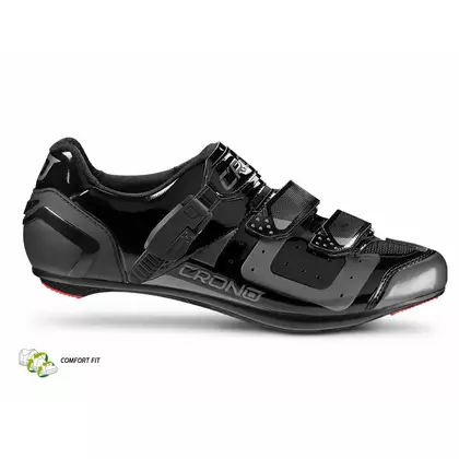 CRONO CR3 nylon - országúti kerékpáros cipő, fekete