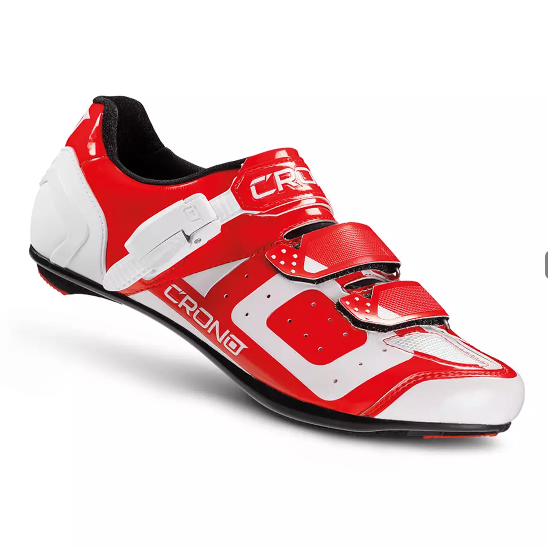 CRONO CR3 nylon - országúti kerékpáros cipő, piros