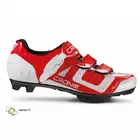 CRONO CX3 nylon - MTB kerékpáros cipő, piros