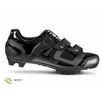 CRONO CX3 nylon - MTB kerékpáros cipő, fekete