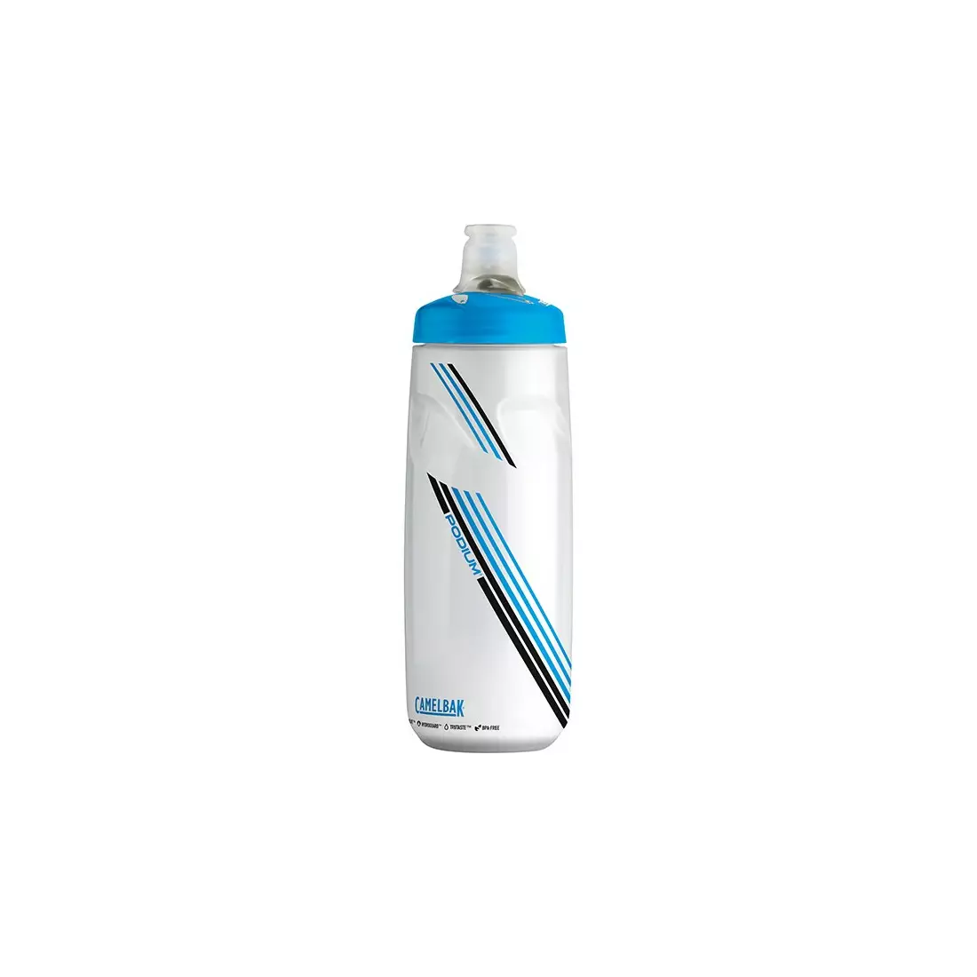 Camelbak SS18 Podium kerékpáros vizes palack 24oz/ 710 ml Clear Blue