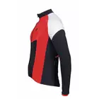 DEKO HALF férfi kerékpáros pulóver, fekete és piros