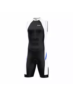FDX 1030 triatlon ruha fekete, fehér és kék