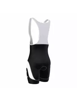 FDX 940 férfi kantáros rövidnadrág, fekete-fehér