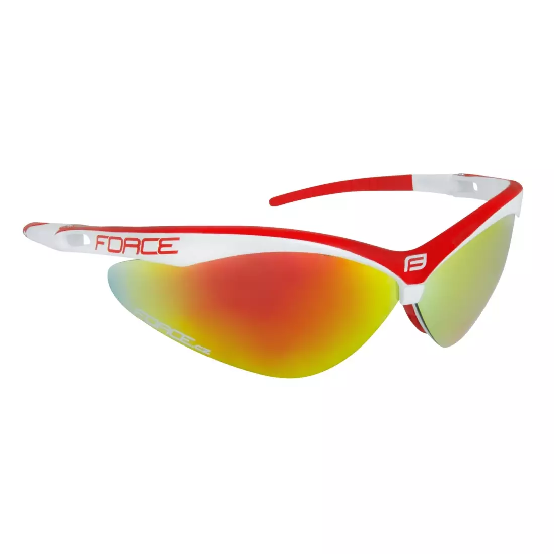 FORCE AIR szemüveg cserélhető lencsékkel, fehér és piros 91043