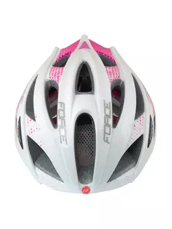 FORCE COBRA női kerékpáros sisak 902930 fehér és rózsaszín
