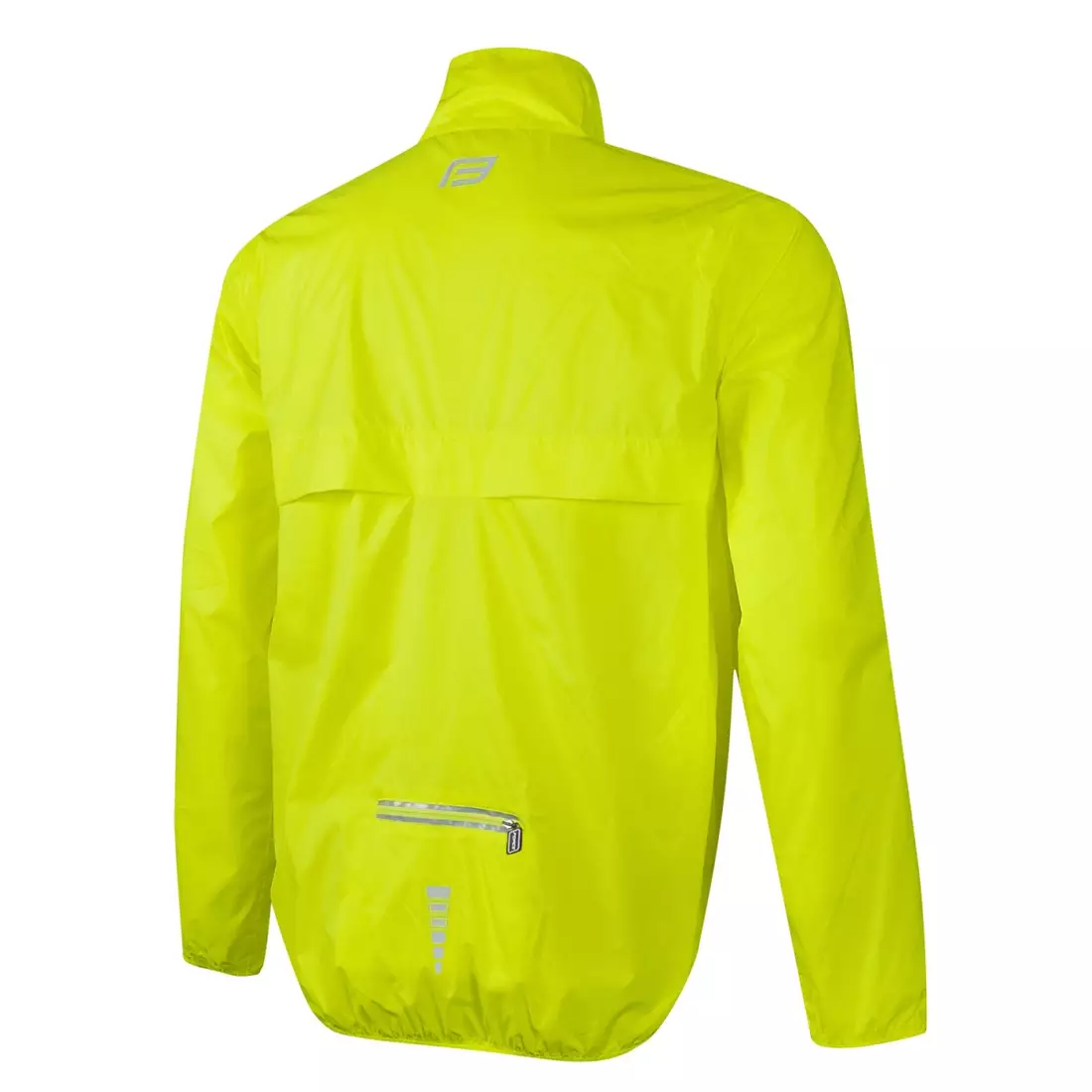 FORCE X48 könnyű esőálló kerékpáros kabát, fluor 899795