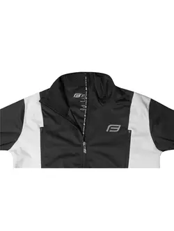 FORCE X58 könnyű kabát, kerékpár széldzseki az átmeneti időszakra fekete és fehér
