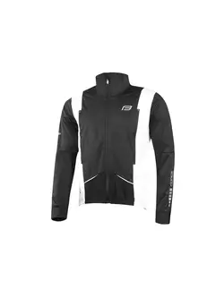 FORCE X58 könnyű kabát, kerékpár széldzseki az átmeneti időszakra fekete és fehér